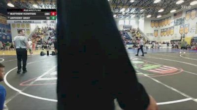 132 lbs Cons. Round 3 - Matthew Kowitski, Ponte Vedra vs Anthony Gray, Wellington Wrestling Club