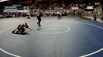 D 2 120 lbs Champ. Round 1 - Brandon Poulin, Kenner Discovery Health Science vs Evan Shepherd, Belle Chasse