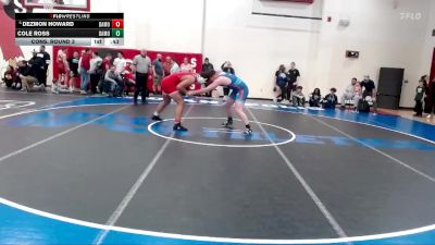 215 lbs Cons. Round 3 - Dezmon Howard, Michigan City Wrestling Club vs Cole Ross, Owen Valley