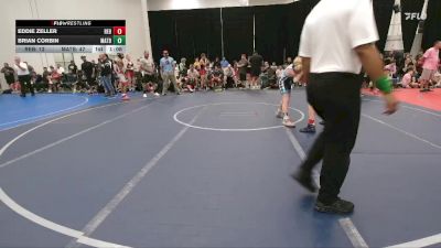 130 lbs Round 1 (6 Team) - Brian Corbin, Mat Assassins Black vs Eddie Zeller, Rebellion