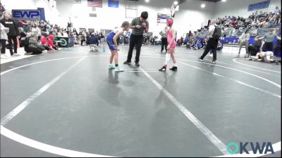 78 lbs Rr Rnd 1 - Riann St. Clair, Choctaw Ironman Youth Wrestling vs Kaceleigh Taylor, Harrah Little League Wrestling