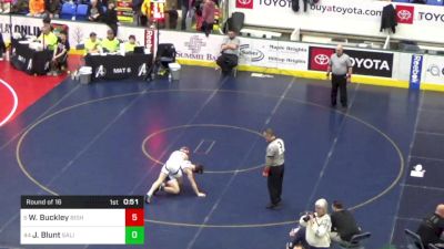 124 lbs Round Of 16 - Will Buckley, Bishop McCort vs Jarrod Blunt, Salisbury