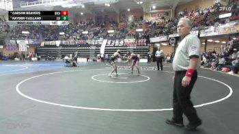 175 lbs Cons. Round 3 - Carson Beavers, Belleville-Republic County HS vs Kayden Clelland, Silver Lake HS
