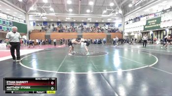 150 lbs Cons. Round 4 - Ethan Barrett, Murrieta Valley vs Matthew Stosek, Green Valley