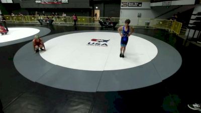 120 lbs 3rd Place Match - Kai Van Natta, Hanford High School Wrestling vs Uriah Holiday, Rough House Wrestling