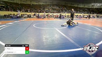 70 lbs Semifinal - Cameron Rios, Lions Wrestling Academy vs Jasper Coleman, Tuttle Elite Wrestling Club