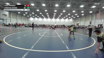 85 lbs Rr Rnd 1 - Jaxon Perruso, CTWHALE Beluga - EL vs Christian Astorg, Mat Warriors - EL