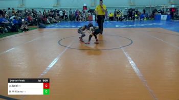 B-45 lbs Quarterfinal - Ayden Noel, OH vs Dallas Williams, TN