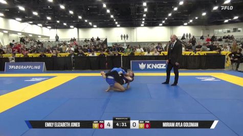 Miriam Ayla Goldman vs Emily Elizabeth Jones 2025 World IBJJF Jiu-Jitsu No-Gi Championship
