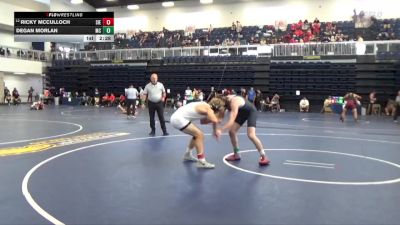 174 lbs Champ. Round 1 - Degan Morlan, Moorpark College vs Ricky McCulloch, Sierra College