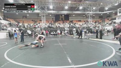 55-58 lbs Rr Rnd 2 - Caden Sloan, Cowboy Wrestling Club vs Miles Steiner, Standfast