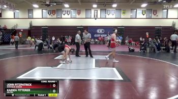 150 lbs Cons. Round 1 - John Fitzpatrick, Dubuque Senior vs Kaiden Fitterer, Milton