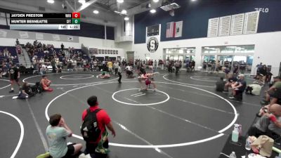 132 lbs Quarterfinal - Hunter Besneatte, Chaparral High School Wrestlin vs Jayden Preston, Live Training Wrestling