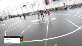 109 lbs Semifinal - Savannah Choi, Rancho Bernardo WC vs Sophia Hennigh, Juggernaut WC