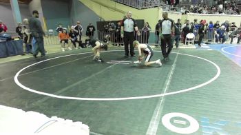 88 lbs Consi Of 32 #2 - Mason Mitchell, Mangum Wrestling vs Josiah Catlett, Webster