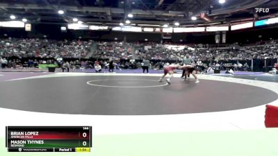 144 lbs Champ. Round 2 - Brian Lopez, American Falls vs Mason Thynes, Redmond