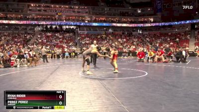 3A-132 lbs Quarterfinal - Ryan Rider, Carlisle vs Perez Perez, Ankeny