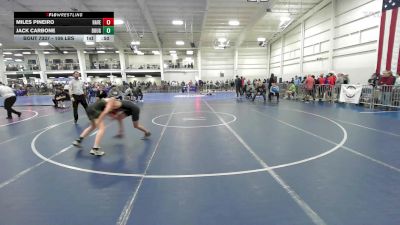 106 lbs Consi Of 16 #2 - Miles Pineiro, Haverhill vs Jack Carbone, Doughboys WC
