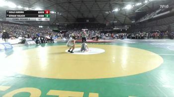 Boys 1A 157 lbs Cons. Round 2 - Kole Kjesbu, Montesano vs Ethan Valich, Meridian