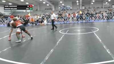 120 lbs Rr Rnd 1 - Gabe Oberheim, Buffalo Valley Black - HSB vs Derion William, Team Shutt Rioux - HSB