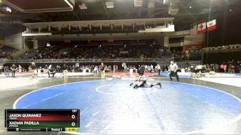 157 lbs Cons. Round 2 - Jason Quinanez, Tokay vs Xadian Padilla, Pitman