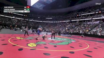 132-2A 1st Place Match - Liam Deboer, Dayspring Christian Academy vs Carter Jensen, Highland