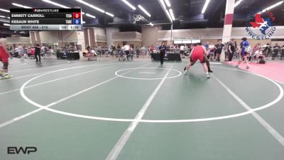 215 lbs Semifinal - Emmett Carroll, Texas vs Kesaun White, Takedown-City Wrestling