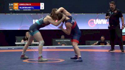 50 kg Semifinal - Sarah Hildebrandt, USA vs Nadezhda Sokolova, AIN