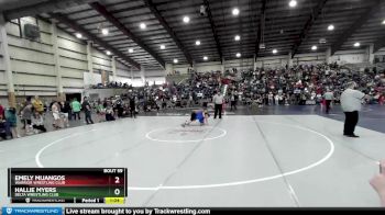 110+ Quarterfinal - Emely Mijangos, Warrior Wrestling Club vs Hallie Myers, Delta Wrestling Club