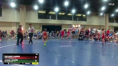 65 lbs Round 3 (8 Team) - Zachary Harris, Team Arkansas vs Kyson Leaver, Blackman WC