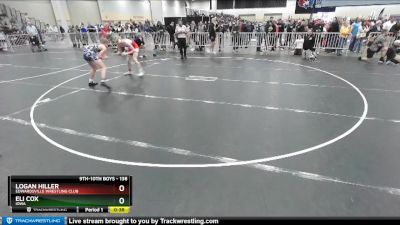 138 lbs Cons. Round 4 - Eli Cox, Iowa vs Logan Hiller, Edwardsville Wrestling Club