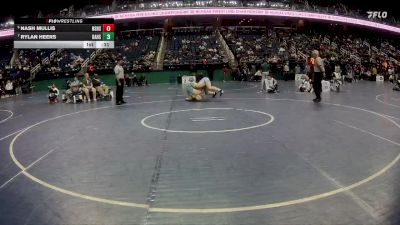 2A 215 lbs Cons. Semi - Nash Mullis, North Stanly vs Rylan Heers, Bandys High School