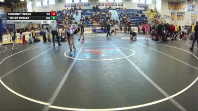 100 lbs Cons. Round 5 - Rylee Beville, Cocoa Beach WC vs Kimberly Picado, Gladiator WC