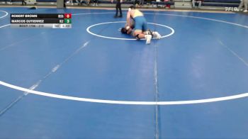 215 lbs 5th Place Match - Marcos Gutierrez, Klein vs Robert Brown, Bellevue East