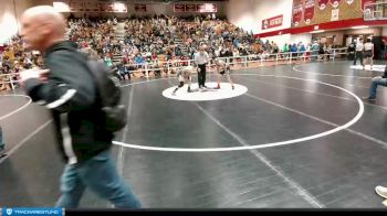 126 lbs Semifinal - Ryu Moreno, Worland Middle School vs Gabe Grant, Cody Middle School