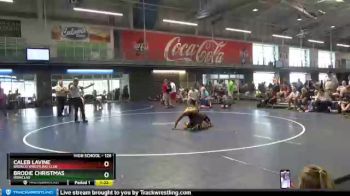 126 lbs Semifinal - Caleb Lavine, Bronco Wrestling Club vs Brodie Christmas, Ironclad