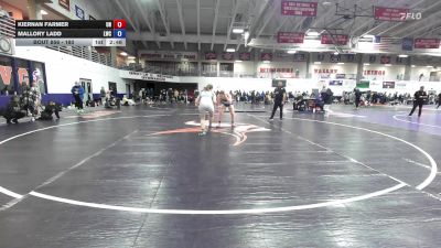 180 lbs Cons. Round 4 - Mallory Ladd, Lindsey Wilson vs Kiernan Farmer, Unattached