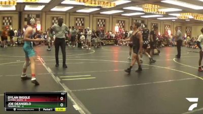 117 lbs Round 3 (6 Team) - Joe Deangelo, Triumph WC vs Dylan Biggle, Olympic White