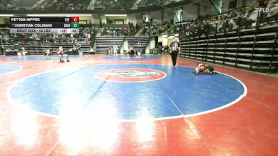 48 lbs Consolation - Peyton Nipper, The Chicken Coop Wrestling Club vs Christian Coleman, Georgia