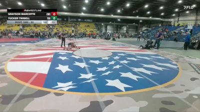80 lbs Cons. Round 5 - Grayson Marcotte, Casper Wrestling Club vs Tucker Twibell, Touch Of Gold