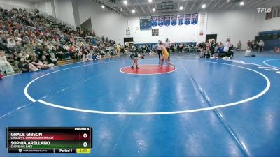 105 lbs Round 4 - Sophia Arellano, Cheyenne East vs Grace Gibson, Lingle-Ft. Laramie/Southeast