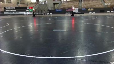 70 lbs Champ. Round 1 - Ashton Wise, Williamson Co Wrestling Club vs Eason Frye, Halls Wrestling