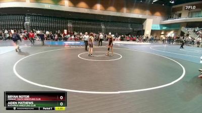 93-100 lbs Round 1 - Bryan Rotor, Fernley Youth Wrestling Club vs Aiden Mathews, Buckaroo Wrestling Club