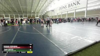 67 lbs Cons. Round 2 - Dodge Stephens, Sanderson Wrestling Academy vs Theo Boyce, Wingz Wrestling Club