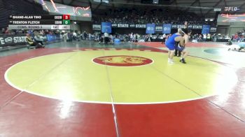 Boys 2A 285 lbs Cons. Round 3 - Trenton Fletch, Columbia River vs Shane-Alan Tino, Chief Sealth