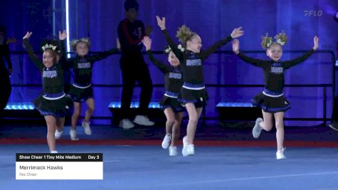 Merrimack Hawks - Rec Cheer [2023 Show Cheer 1 Tiny Mite Medium Day 3] 2023 Pop Warner National Cheer & Dance Championship