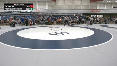 49 lbs Cons. Quarters - Myles Uhl, East Noble TUF Wrestling vs Berkeley Hofeditz, Walla Walla Wrestling Club