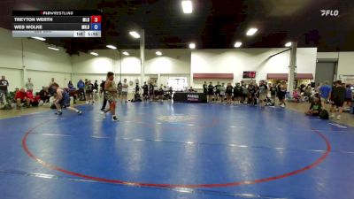 225 lbs Treyton Werth, Michigan Blue vs Wes Wolke, Minnesota Blue