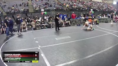 150 lbs Quarterfinals (8 Team) - Harmon Kramer, South Dakota Thunder vs Christian Marsh, Kansas Copperheads