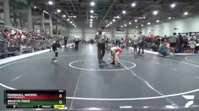 80 lbs Cons. Round 1 - Brodyn Price, Rossville vs Marshall Waters, Greater Heights